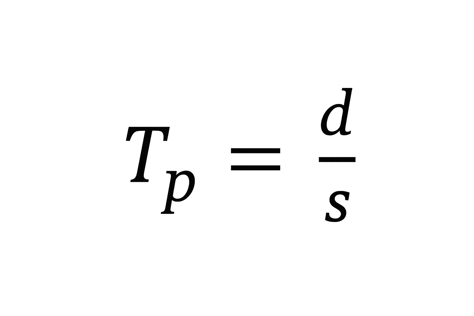 Transmission Delay Formula